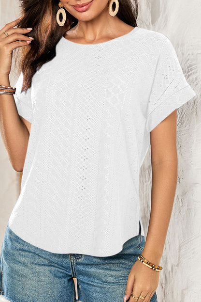 Eyelet Cuffed Top February.